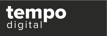 tempo digital logo on dark bg